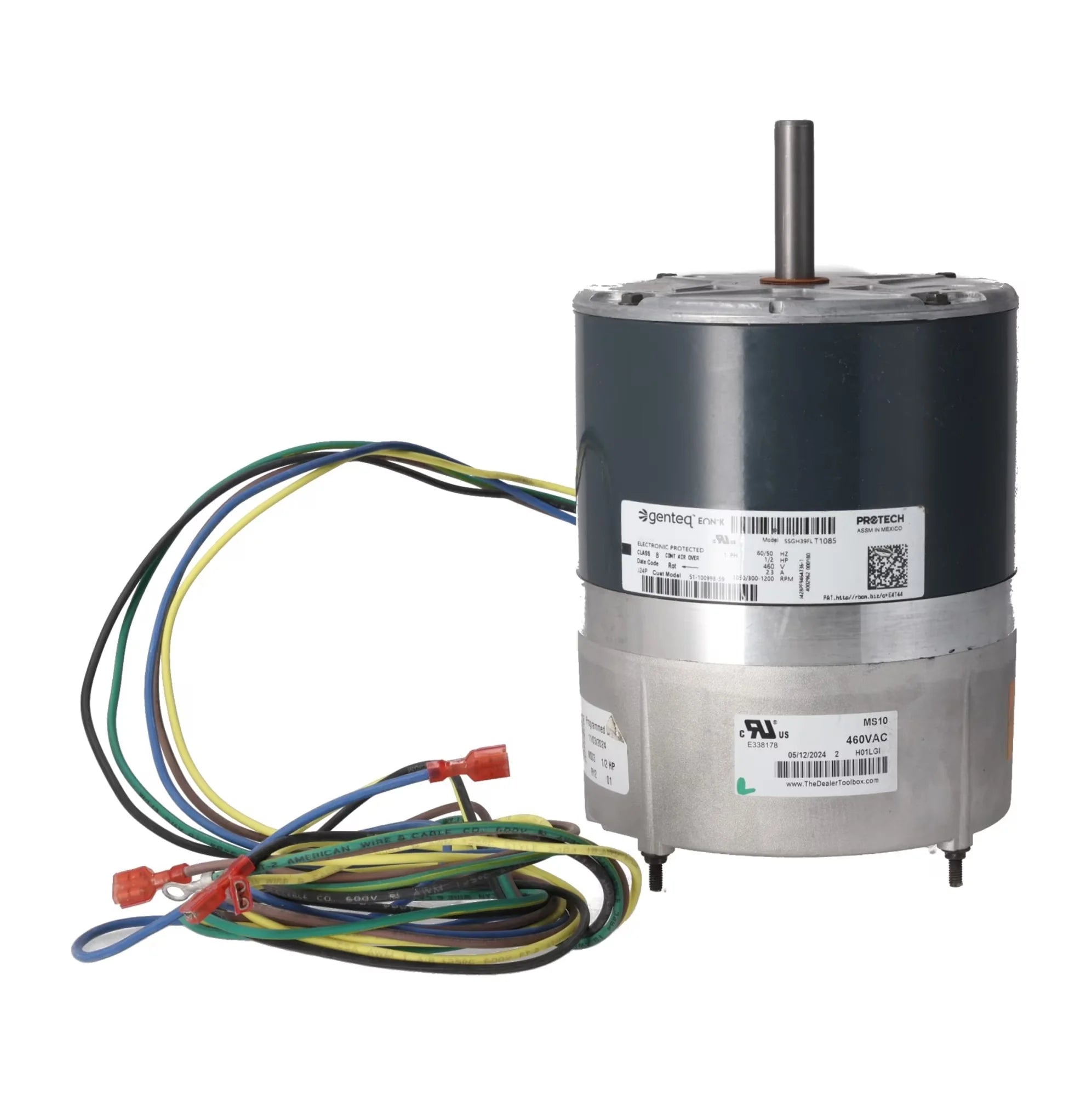 RHEEM Rheem 51-100998-59 Condenser Motor 1/2 Hp (460V)