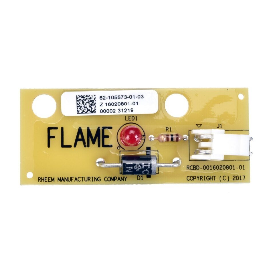 RHEEM Rheem 62-105573-01 LED Flame Sensor Board (Single) RH6210557301