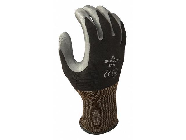 SHOWA Showa 370BM-07-V Coated Glove Nitrile Rough Palm and Fingers (M / 1 pair)