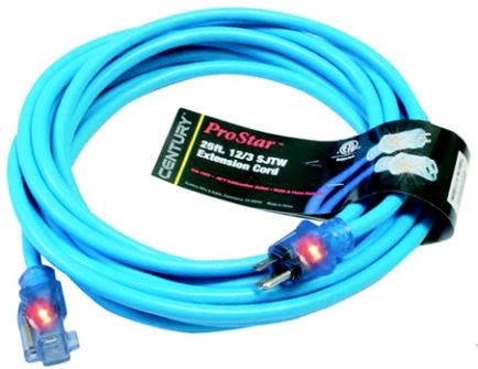 CENTURY Century D11712050BL ProStar 12/3 SJTW 15A 125V (50 ft)