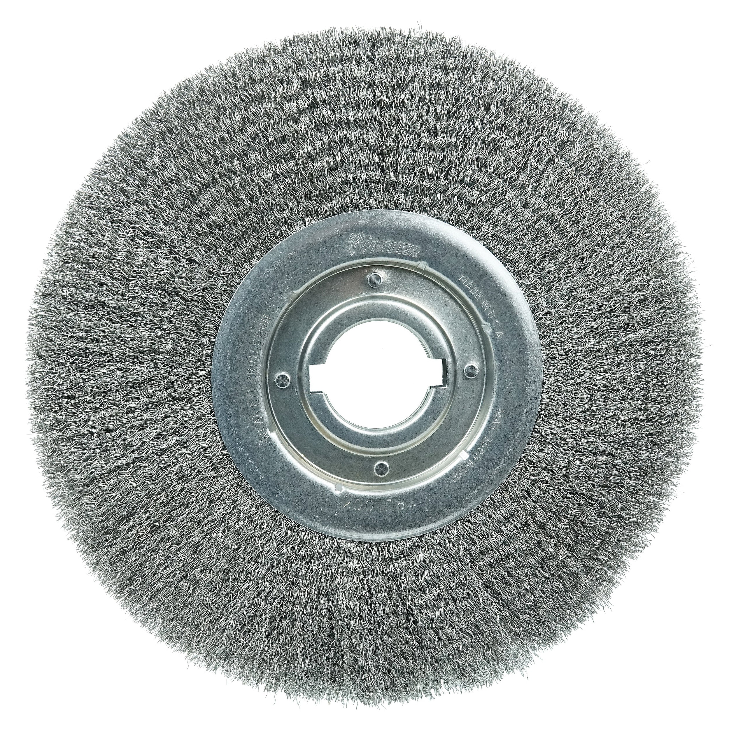 WEILER Weiler 06190 Medium crimped wire wheel 3600 RPM (12 in)