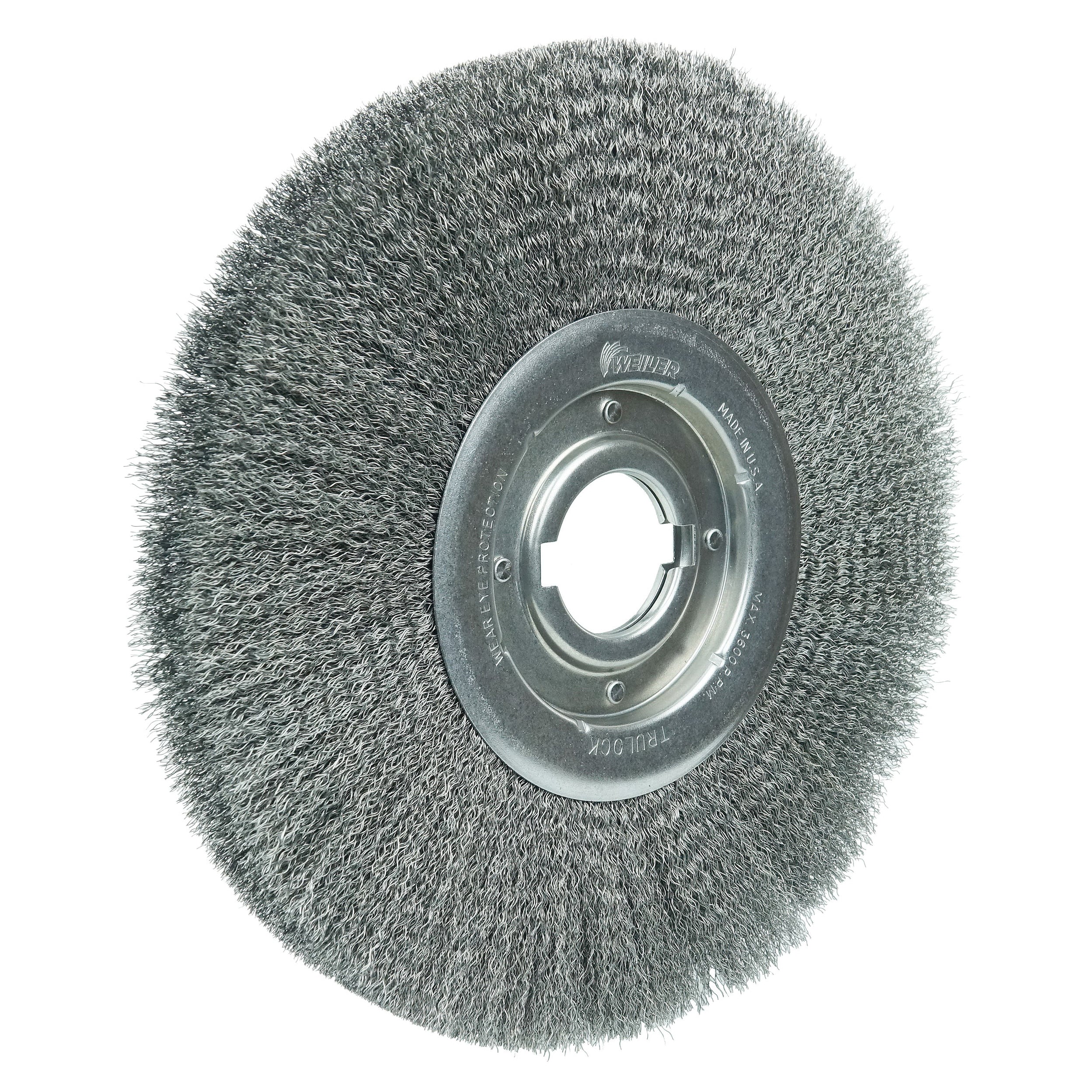 WEILER Weiler 06190 Medium crimped wire wheel 3600 RPM (12 in)