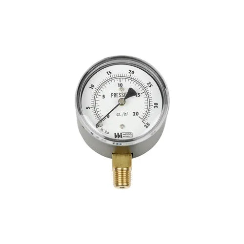 WEISS INSTRUMENTS Weiss Instruments DG25P-030-4L 2 1/2 inches Dial 0-30 inches H2O (2.5 inch)