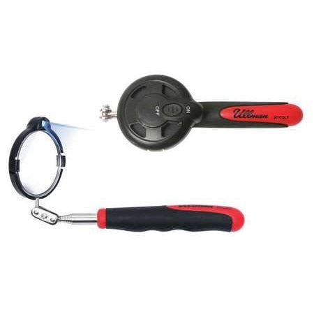 ULLMAN Ullman HTC-2LT 2-3/8 inches LED lighted inspection mirror (telescopes 6-3/4 inches to 37 inches)