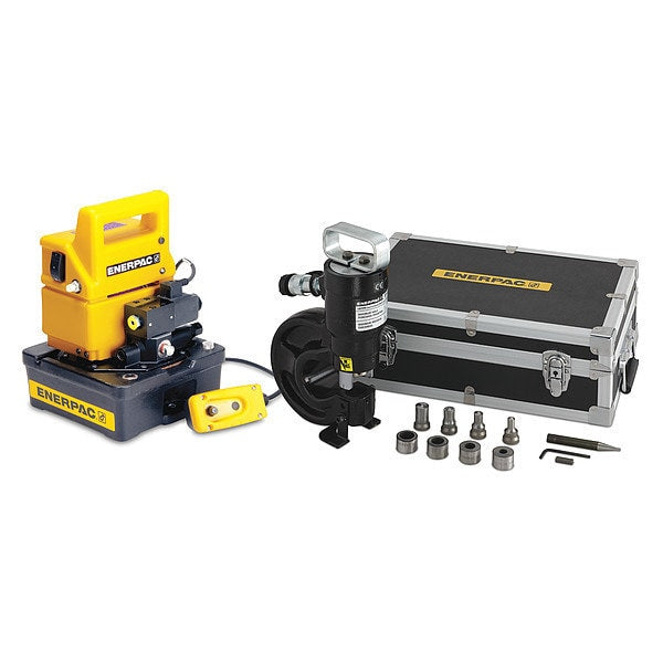 ENERPAC Enerpac SP35SP Hydraulic Punch and Standard Die Set 115 VAC (35 Ton / 1 Pack / PUD-1100B)