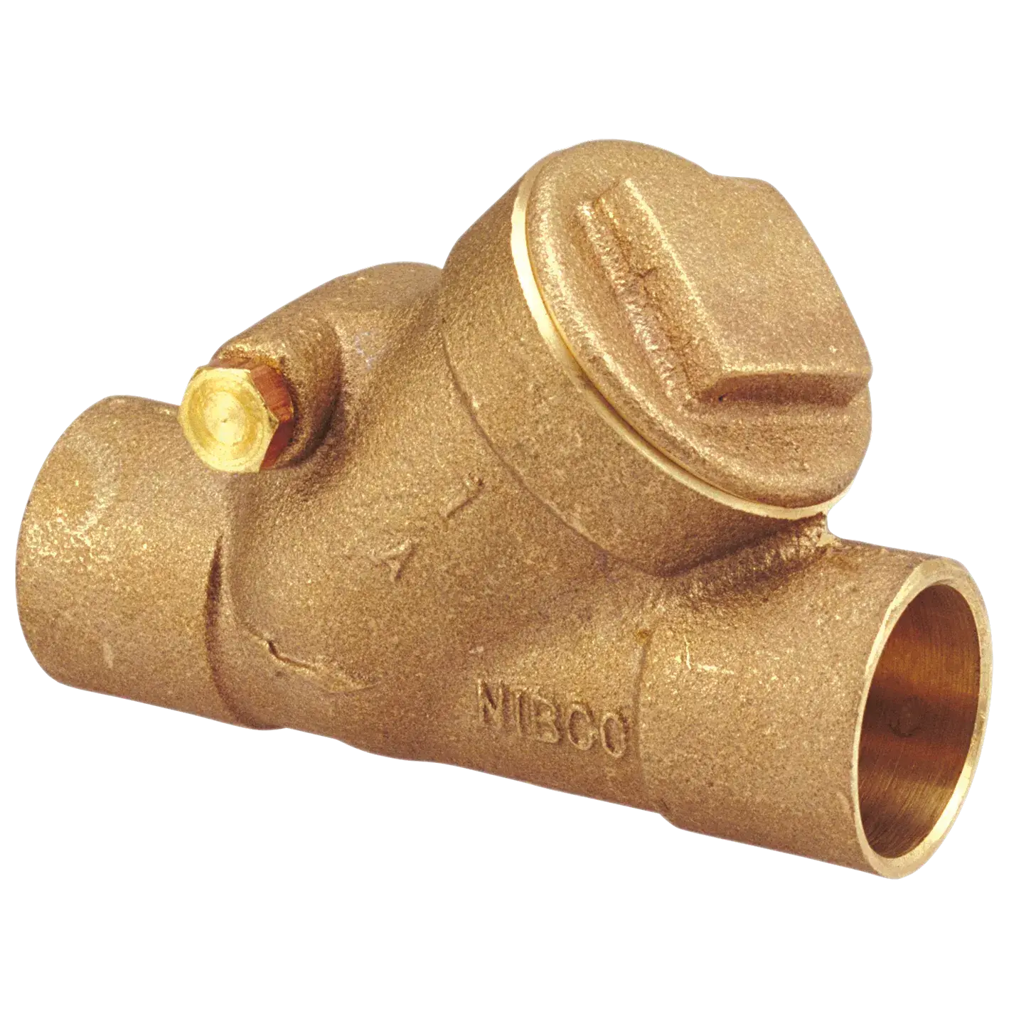 NIBCO Nibco S-413-Y-1-1/2 check valve bronze class 125 PTFE seat disc (1-1/2 in) NJ7400C