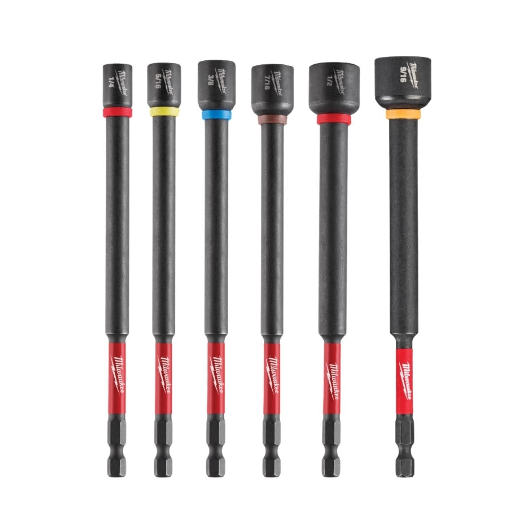 MILWAUKEE Milwaukee 49-66-4567 Shockwave Nut Driver Set 6in 6pc