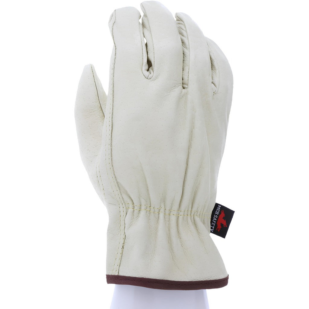 MCR SAFETY Mcr Safety 3411M Pigskin Leather Gloves Medium