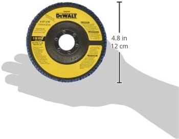 DeWalt DW8309 Flap Disc Zirconia 4-1/2-Inch x 7/8-Inch 80-Grit