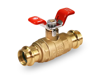 Everflow 315R001-NL 1 PRESS Full Port Ball Valve with T Handle Lead Free