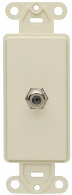 LEVITON Leviton Mfg Co 023-40681-00I Coaxial Wall Jack F-connector