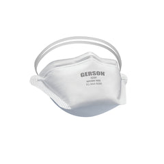 Gerson 83230 Extreme Comfort Disposable N95 Particulate Respirator, Universal Size, White, 50/Box