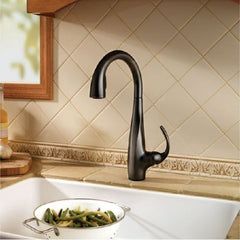 Pfister LF-529-7ANY Avanti Kitchen Faucet, 1.8 gpm Flow Rate, 1 Handles, Spray/Aerated Stream Function