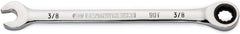 Gearwrench 86943 3/8 4 Degree Swing Arc 12 Point Ratcheting Combination Wrench