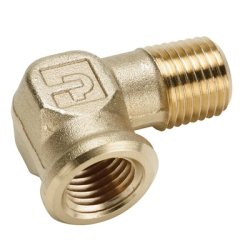 Parker 100B-04 Brass Pipe 90 Degree Elbow 1/4 Inch