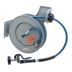 T&S Brass B-7232-01 Hose Reel, Open, Epoxy Coated Steel, 3/8ID x 35' Hose, Spray Valve