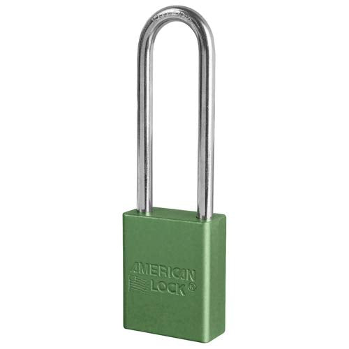 American Lock A1107KAGRN Anodized Aluminum Padlock Keyed Alike Green