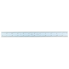 General Tools CF1264 Ultra Test Flex Steel Rule 12 Inch Rigid 4R Grad