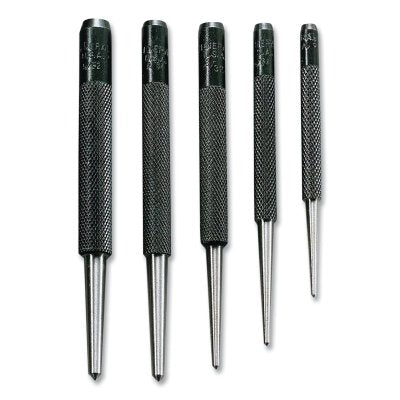 General Tools SPC74 5 Piece Center Punch Set Round Tip 1/16 in to 5/32 in Tip Size