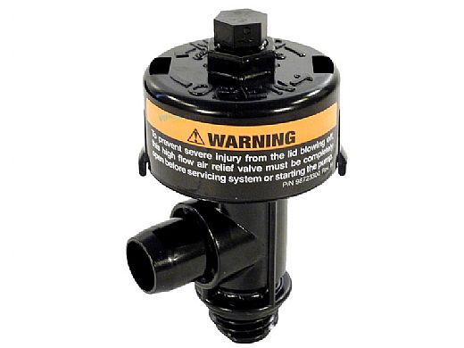 Pentair 98209804 Universal High Flow Manual Air Relief Valve Replacement Pool and Spa Filter