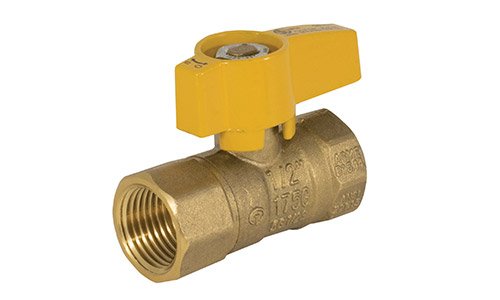 Jomar 102-603 Gas Ball Valve, 2 Piece, 175 WOG