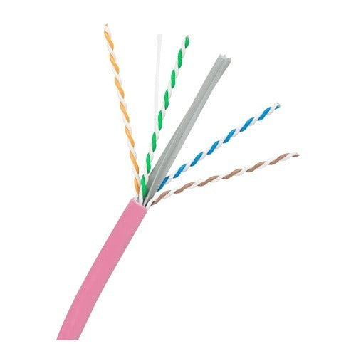 WIREPATH Wirepath NST-CAT6-1000-PNK Cat 6 Riser Cable Pink