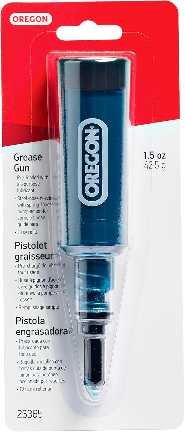 OREGON Oregon 26365 Grease Gun for Chainsaws Pre-Loaded All-Purpose Lubricant (Each) 26365
