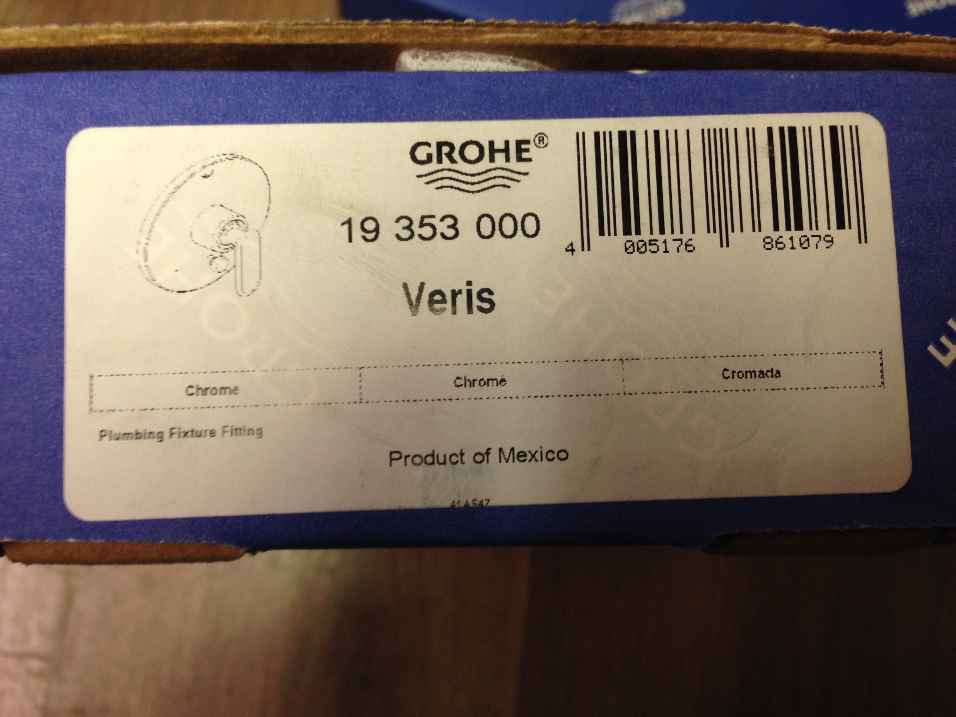 Grohe 19353000 Veris Pbv Trimset Bath Us