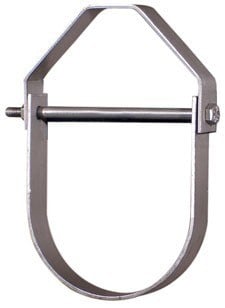 Anvil 560299927 3 -1/2 Carbon Steel Light Duty Adjustable Clevis Pipe Hanger - Hot -Dip Galvanized