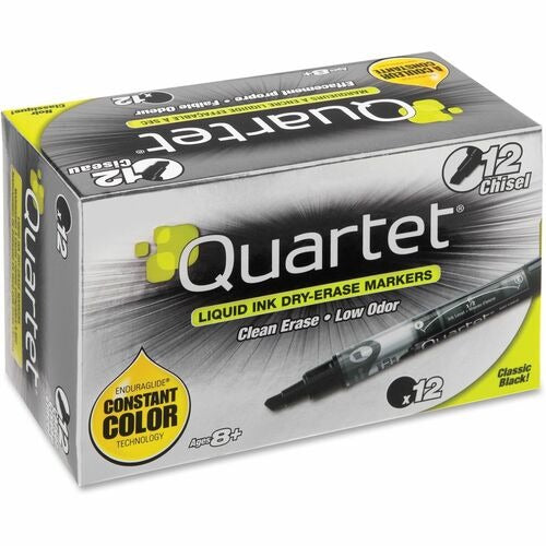QUARTET Quartet QRT50012M Enduraglide Dry-erase Marker Black 12pk