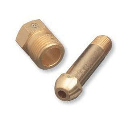 Western Enterprises 15-11 Regulator Inlet Nipple 1/4 in NPT 4-1/2 in L CGA-580 CGA-510 CGA-500 CGA-590