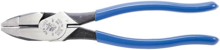 Klein Tools D2000-9NE Side Cutter Linemans Pliers Cut ACSR, Screws, Nails, Hard Wire, 9-Inch