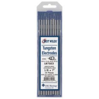 Best Welds 900-187GE3 Tungsten Electrodes Power 1/8 in Dia 7 in Long Replacement MPN