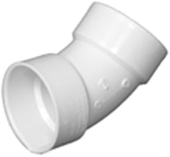 CHARLOTTE PIPE PVC003211400 ELBOW 45 PVC DWV 4 HXH