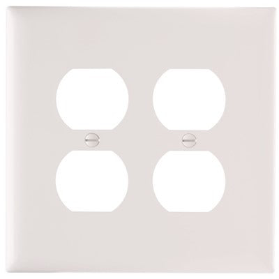 LEGRAND Legrand TPJ82-W Junior Jumbo Receptacle Wallplate 2-Gang 4.9 in
