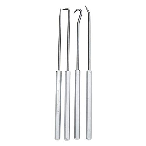 Ullman PH-4 Pick And Hook Set, Steel, 6-5/16in.L, 4 pcs