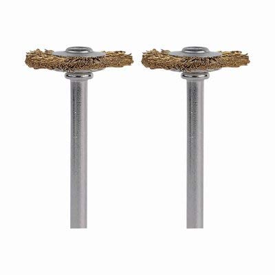 Dremel 535-02 Brass Brush 3/4 in. Dia. 1-11/16 in. L PK2