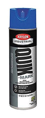 Krylon A03621007 Quik-Mark Solvent-Based Inverted Marking Paint 17 oz Aerosol Can APWA Blue