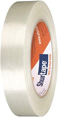 Shurtape 101219 GS 490 Economy Grade Fiberglass Reinforced Strapping Tape - Clear, 94 in. x 60 yd.