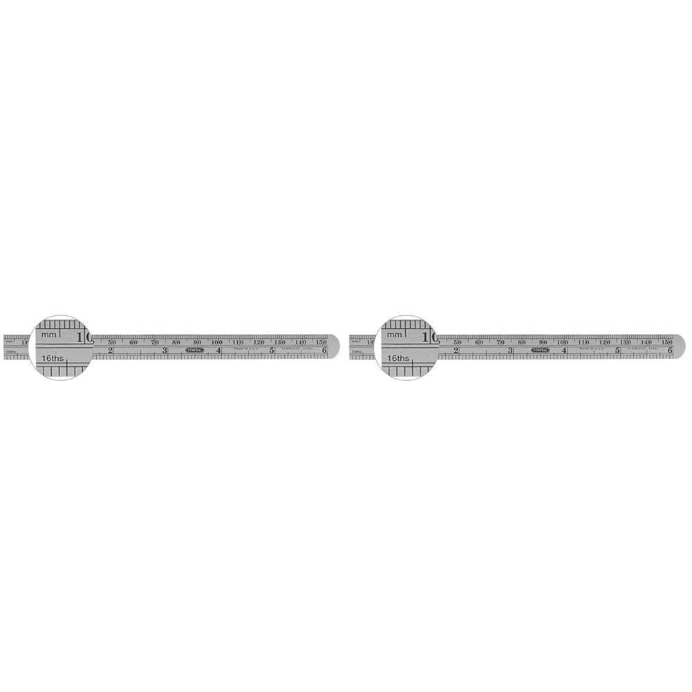 General Tools 305ME Flex Precision Stainless Steel Rule (Pack of 2)