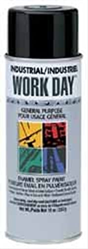 Krylon A04420007 Industrial Work Day Enamel Paint Dark Gray 10 oz Aerosol