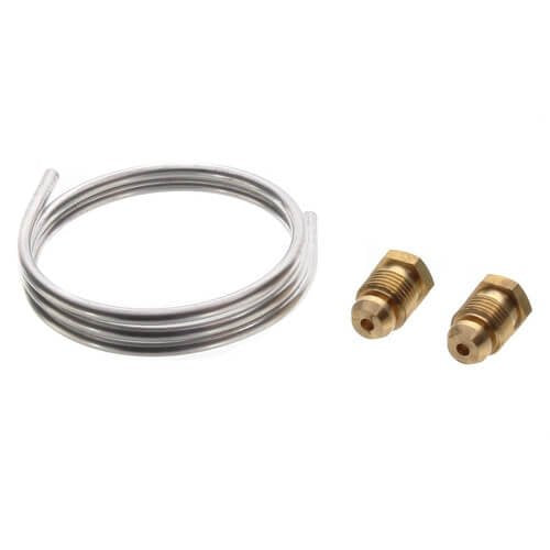 Baso Gas Products Y99AR-2 18 Inches Pilot Burner Tubing with 1/8 Compression Fittings