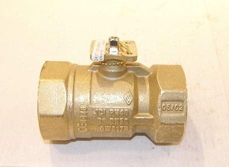 Johnson Controls VG1241FT Two-Way Ball Valve 73.7 Cv Brass NPT Thread