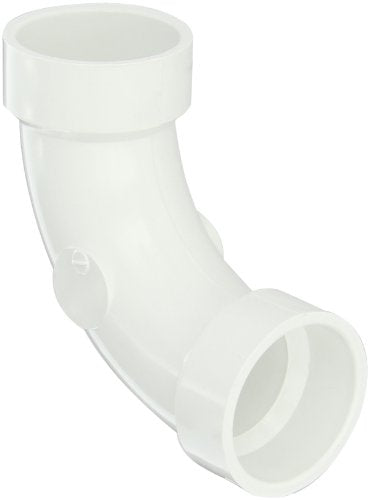 Spears P304-015 PVC DWV Pipe Fitting 1/4 Bend Long Sweep Elbow 1.5 Inch