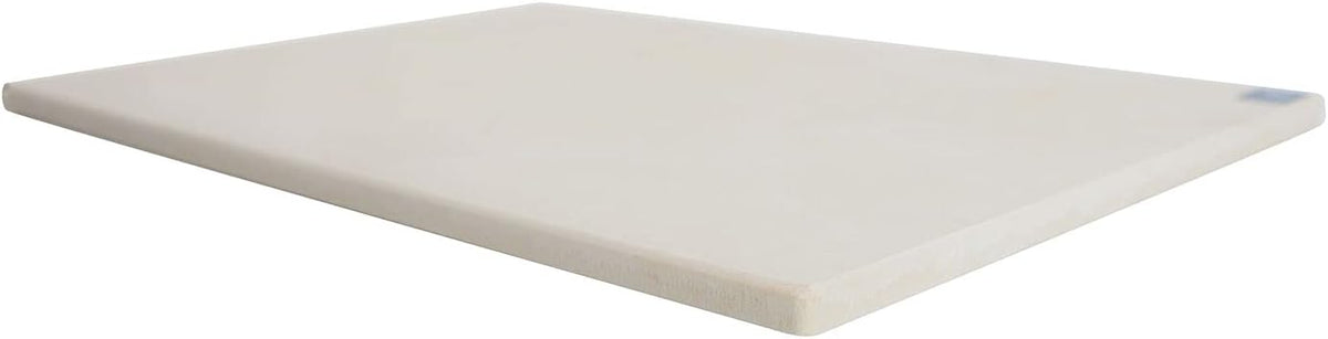 Notrax T45S4012BF Sani-Tuff Premium Rubber Cutting Board 12 x 18 Beige