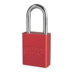 American Lock A1106RED Red Lockout Padlock Key Lock 1 Each Replacement MPN