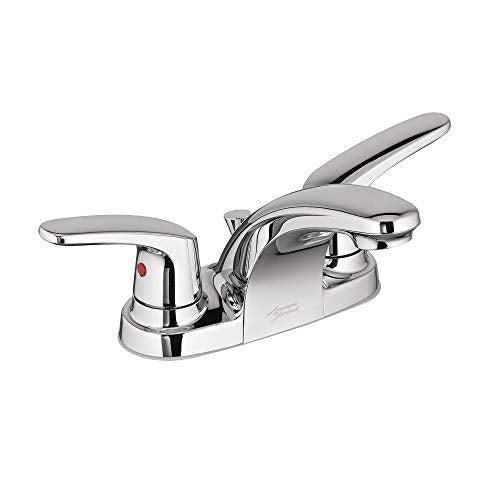 American Standard 7075200.002 Colony Pro Two Handle Centerset Bathroom Sink Faucet Polished Chrome