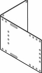 Schneider Electric AM-301 90 Degree Angle Mounting Bracket For Oil-Submerged Gear Train Damper Actuators