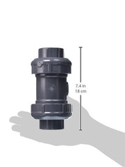 Spears 2229-012 PVC Schedule 80 True Union Ball Check Valve 1-1/4 | Replacement MPN 2229-012