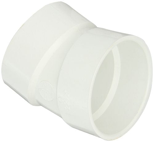 Spears P324-040 PVC DWV Pipe Fitting 1/16 Bend Elbow 4 Hub